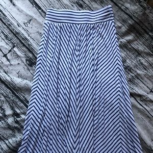 Cherokee Striped Maxi Skirt